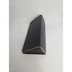 FENDI BLACK AUTHENTIC EYEGLASSES SUNGLASSES CASE USED PINK AND YELLOW INSIDE